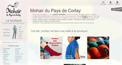 Desktop Screenshot of mohair-pays-corlay.com