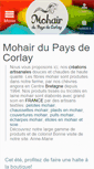 Mobile Screenshot of mohair-pays-corlay.com