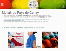 Tablet Screenshot of mohair-pays-corlay.com